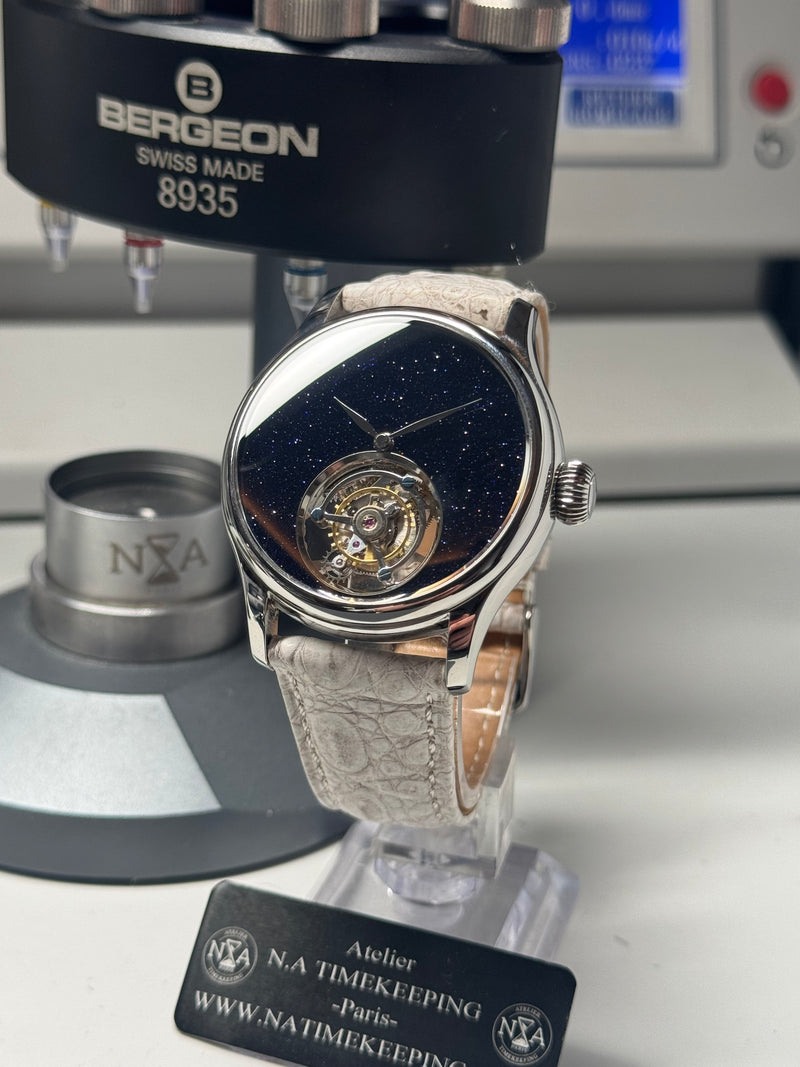 Tourbillon Minéral - pièce unique - cadran AVENTURINE