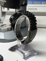 Seiko MOD - N.A Classic GMT cadran Carbon PIECE UNIQUE JOKER full black