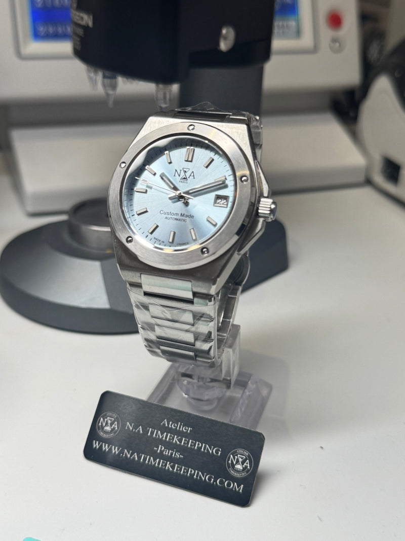 ARC - N.A - Boitier 904L bracelet intégré Cadran Ice Blue