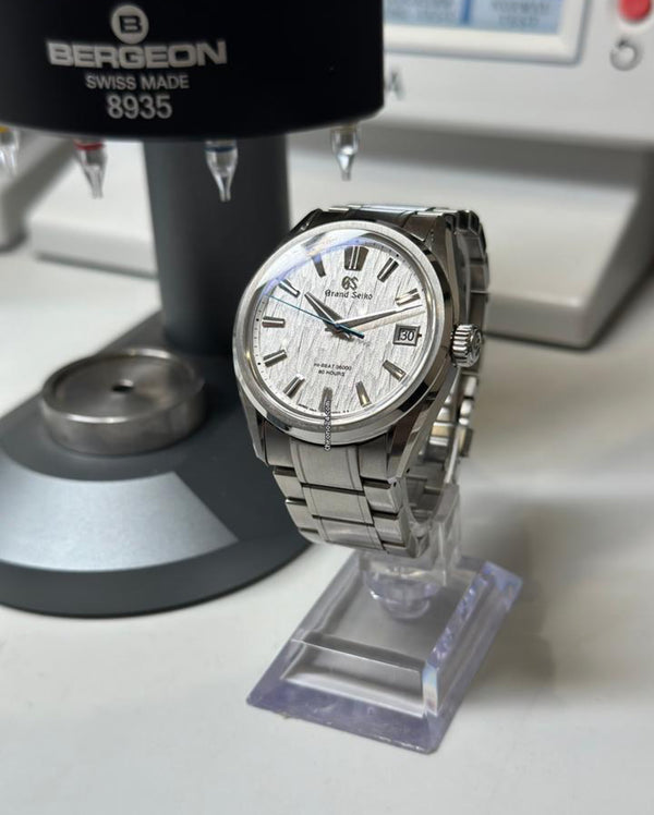 GRAND SEIKO Evolution 9 SLGH005 White Birch Automatique 40 mm - Full Set avec Bracelet Alligator Supplémentaire