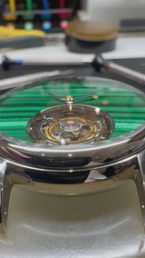 Tourbillon Minéral - pièce unique - cadran AVENTURINE